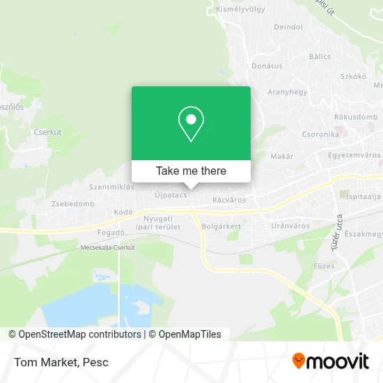 Tom Market map