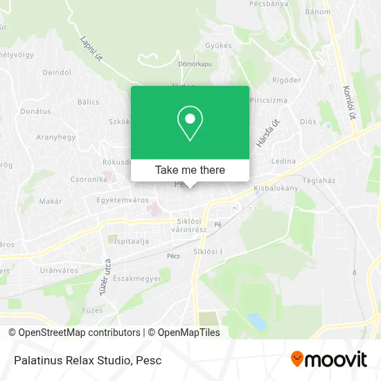 Palatinus Relax Studio map