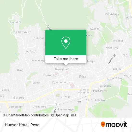 Hunyor Hotel map