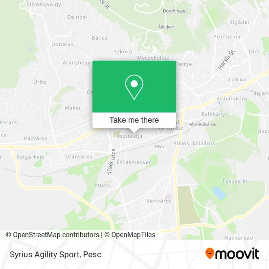 Syrius Agility Sport map