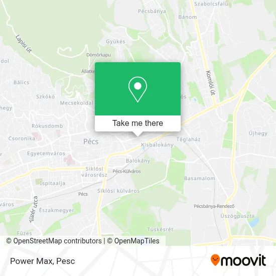 Power Max map