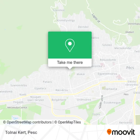 Tolnai Kert map