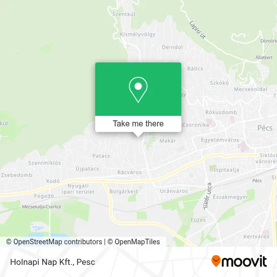 Holnapi Nap Kft. map