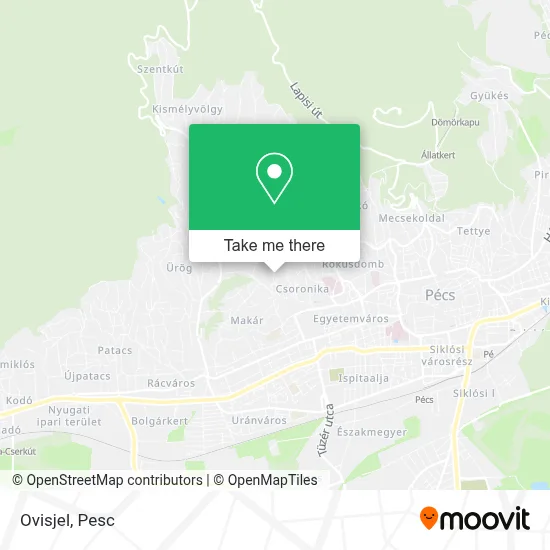 Ovisjel map