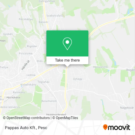 Pappas Auto Kft. map