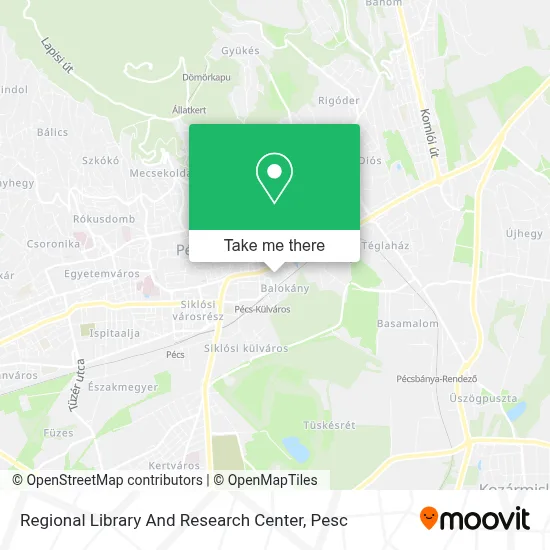 Regional Library And Research Center map