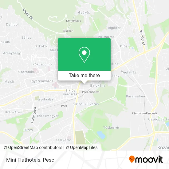 Mini Flathotels map