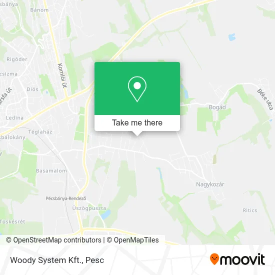Woody System Kft. map