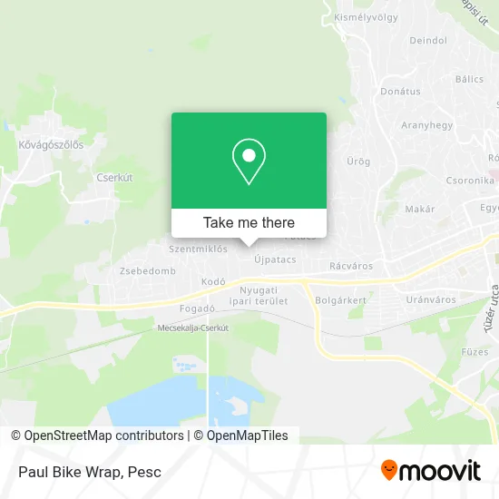 Paul Bike Wrap map
