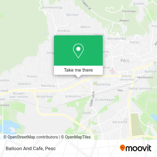 Balloon And Cafe map