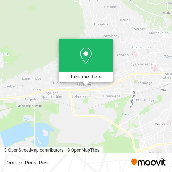 Oregon Pecs map
