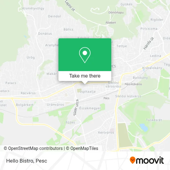 Hello Bistro map