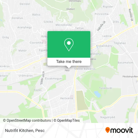 Nutrifit Kitchen map