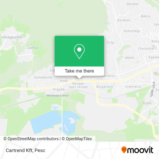 Cartrend Kft map