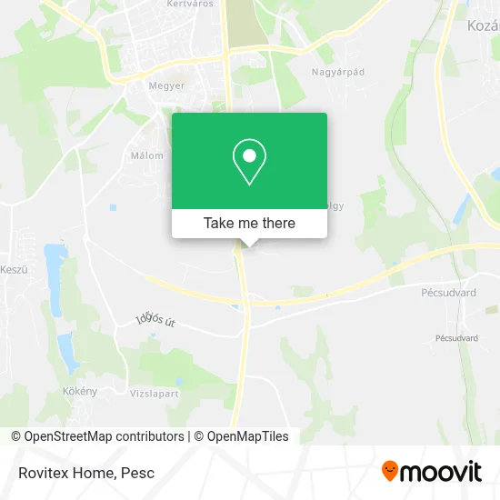 Rovitex Home map