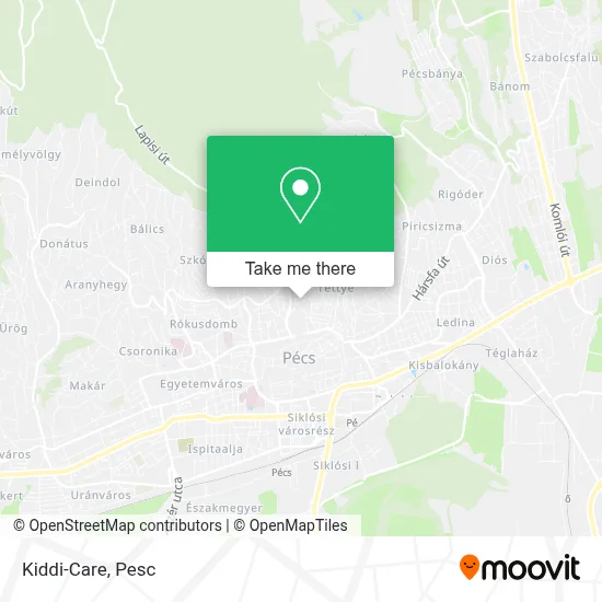 Kiddi-Care map