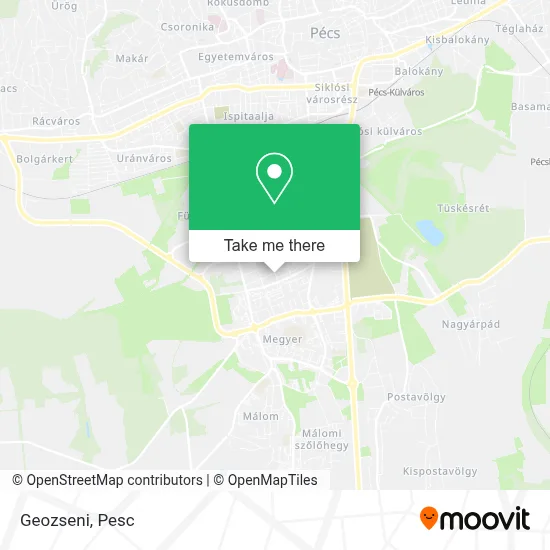 Geozseni map