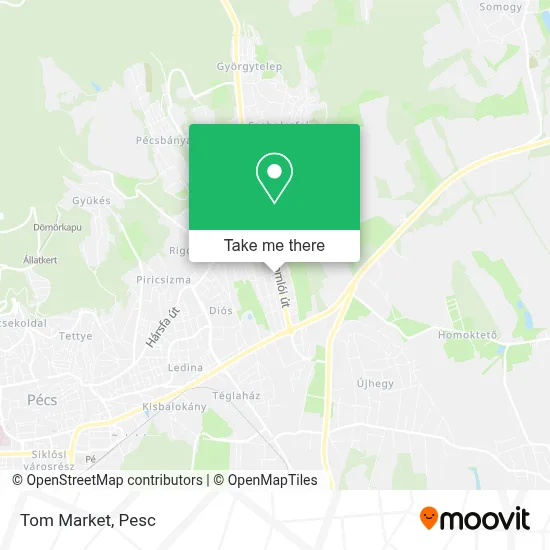 Tom Market map