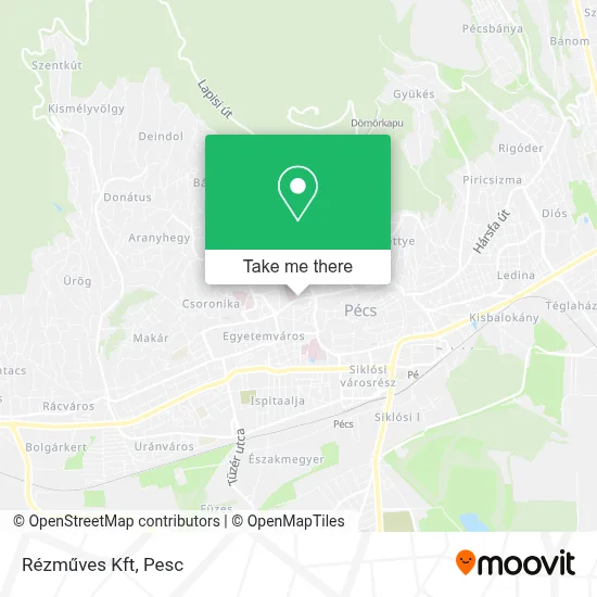 Rézműves Kft map