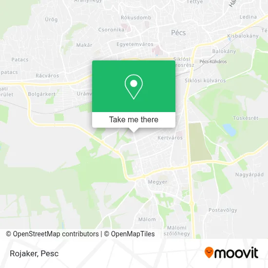 Rojaker map