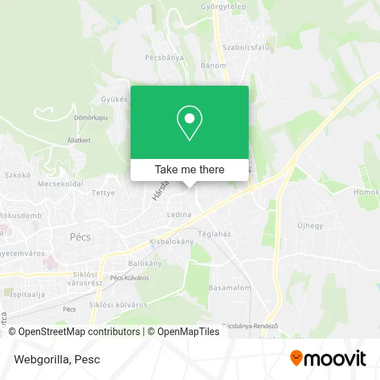 Webgorilla map