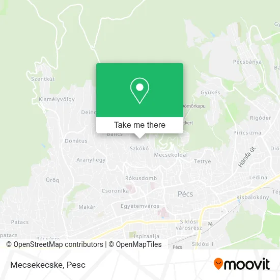 Mecsekecske map