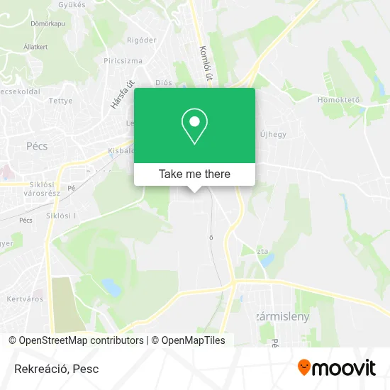 Rekreáció map