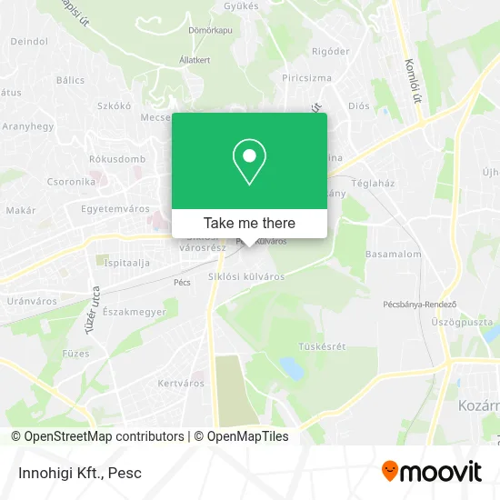 Innohigi Kft. map