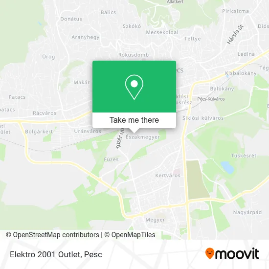 Elektro 2001 Outlet map