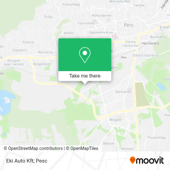 Eki Auto Kft map