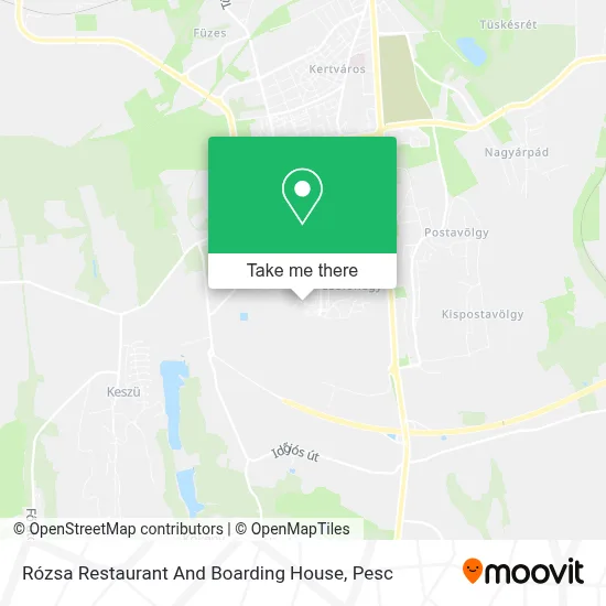 Rózsa Restaurant And Boarding House map