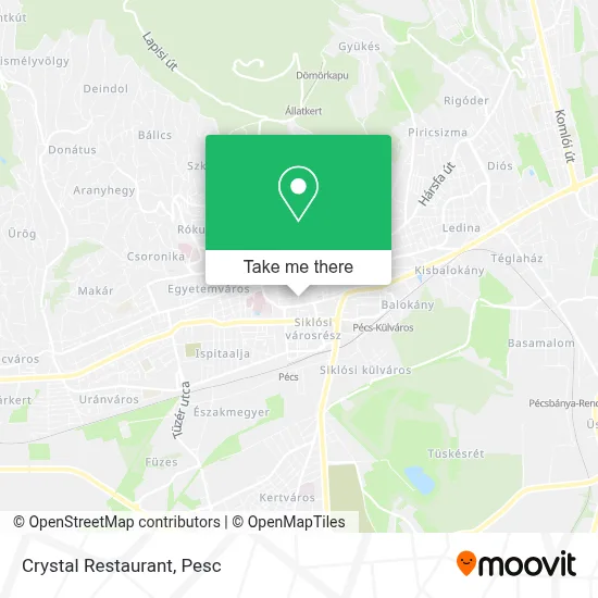 Crystal Restaurant map