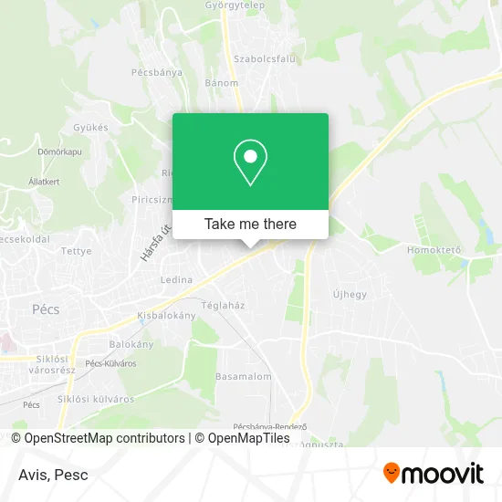 Avis map