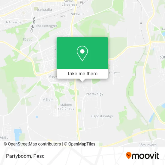 Partyboom map