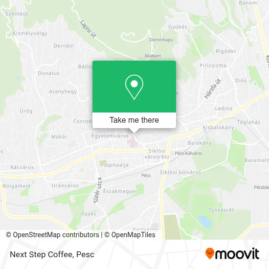 Next Step Coffee map