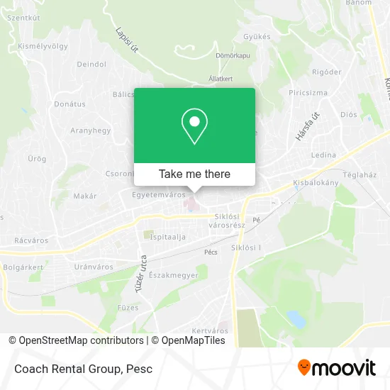 Coach Rental Group map