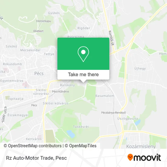 Rz Auto-Motor Trade map