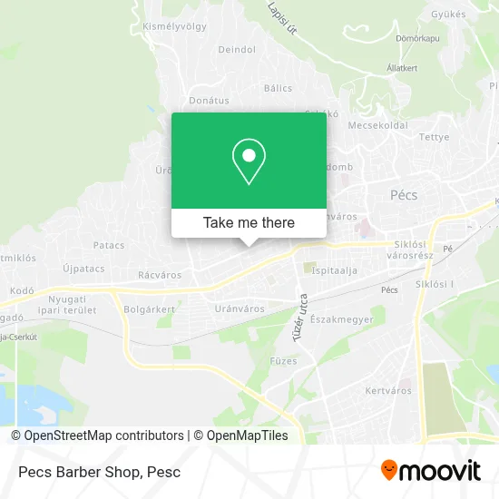 Pecs Barber Shop map
