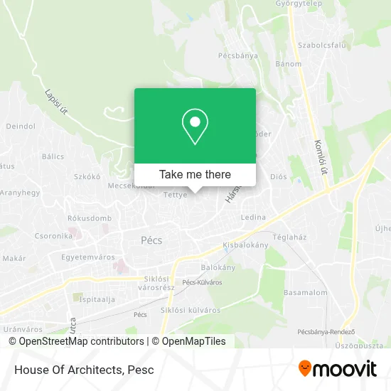 House Of Architects map