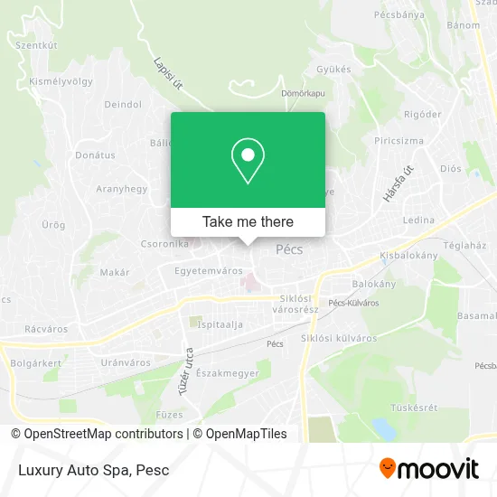 Luxury Auto Spa map