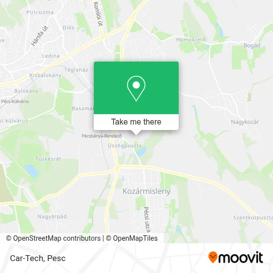 Car-Tech map
