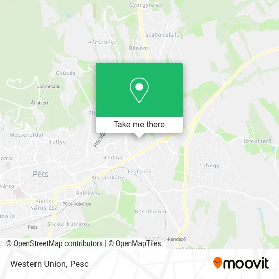 Western Union map