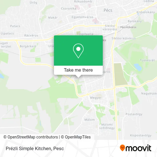 Prézli Simple Kitchen map