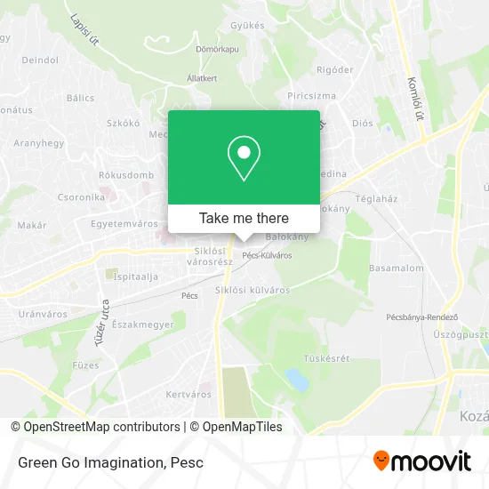 Green Go Imagination map