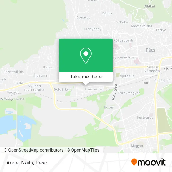 Angel Nails map