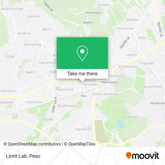 Limit Lab map