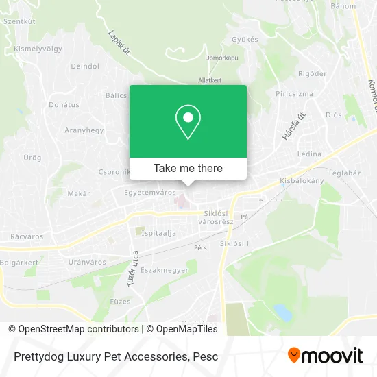 Prettydog Luxury Pet Accessories map