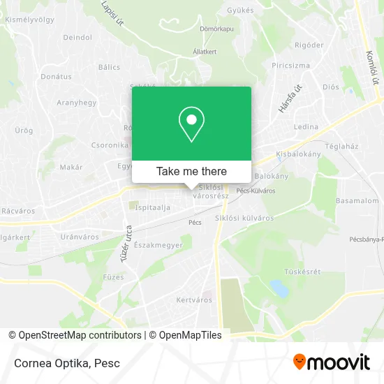 Cornea Optika map