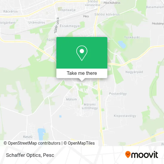 Schaffer Optics map
