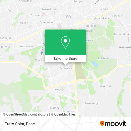 Tutto Solar map